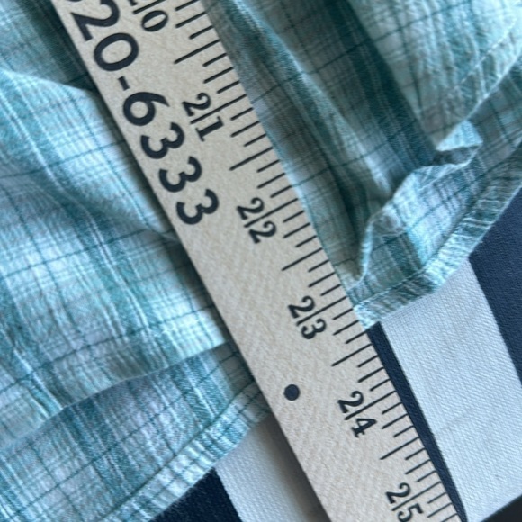 Pendleton top size XS shades of green sage button up women’s fitted - Picture 10 of 11